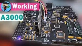 Re Amiga 3000 part #4 - Booting to Kickstart & exploding oscilloscope