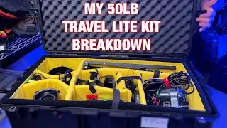 Pelican 1615Air.  light kit for air travel breakdown