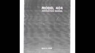 Manual Riccar 404 Nähmaschine Sewing machine Швейная машина Instruction