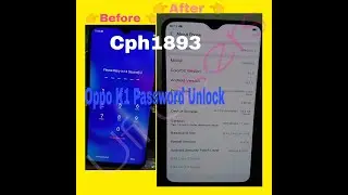 OPPO K1 (CPH1893) Pattern Unlock ||Phone Password Unlock|| BY Ufi BOx
