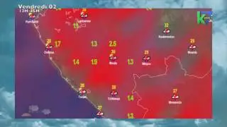 Prévisions Méteo du 02/12/2016