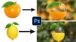 Transparent Effect in Photoshop | Transparent Orange Manipulation Photoshop - Urdu / Hindi
