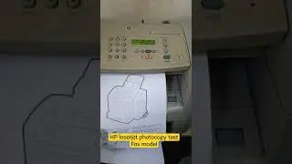 HP laserjet M 1319 Printer Photocopy test HD | HP laserjet fax printer | Hp Printer