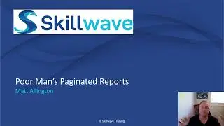 Poor Man's Paginated Report in Power BI
