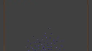 Flocking simulation of 100 drones at 4 m/s with algo from 2017