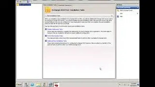 Exchange Server 2010  Part 2 Installation.