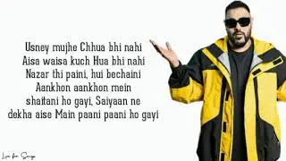 Paani Paani (lyrics) - Badshah | Jacqueline Fernandez | Aastha Gill | Live for Songs