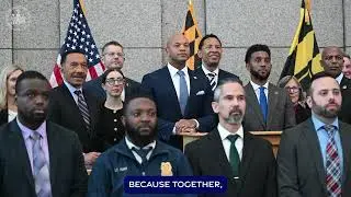 Governor Wes Moore announces bust of crime ring