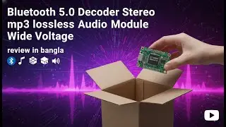 Bluetooth 5.0 Decoder Stereo mp3 lossless Audio Module Wide Voltage review in bangla