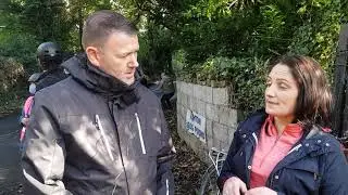 Robbie Kane interviews Martina Comerford at the Ashton Dogs Pound Demonstration! 10/10/20