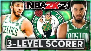 JAYSON TATUM EXACT BUILD 2K21 NEXT GEN! |  DO IT ALL 3 LEVEL SCORER IN NBA 2K21!