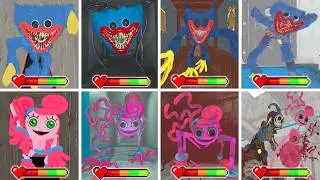 Poppy Playtime: Chapter 1 - 6 Mods - All BOSSES and JUMPSCARES With HEALTHBARS!