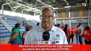 Réunion de présentation de Giga'Games au palais des sport Laura FLESSEL