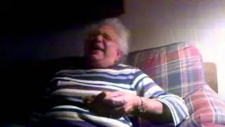 Grandma laughing