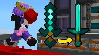 Minecraft Bedwars But My Texture Pack Gets Bigger