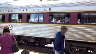 Winnipesaukee Scenic Railroad Departing Weirs Beach