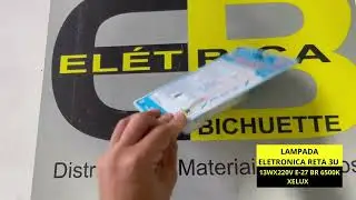 LAMPADA ELETRONICA RETA 3U 13WX220V E-27 BR 6500K XELUX