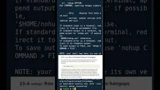 "nohup" command in Linux  #shorts #linux #ubuntu