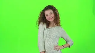 Child Shows Thumbs Up  Green Screen Video Effect | No Copyright Stock Video