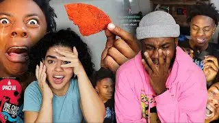 SHOULD WE DO THIS?! | iShowSpeed Attempts The ONE CHIP CHALLENGE.. [SIBLING REACTION]