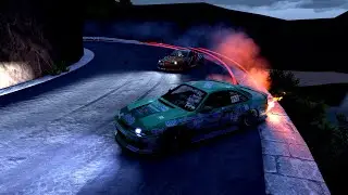 Nissan_Silvia_S14 drift in CToretto track/Assetto corsa gameplay