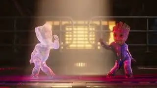 Groot vs Jelly Groot Dance Off Scene   I am Groot Season 1 Episode 3 disney #mar