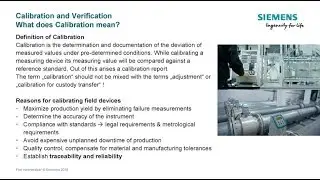 Calibration Services for Process Instrumentation