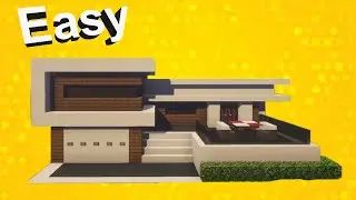 Minecraft Modern House Tutorial 🏠