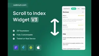 FlutterFlow Scroll to Index Widget 🚀 