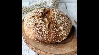Easiest Sourdough Multigrain bread  for youtube