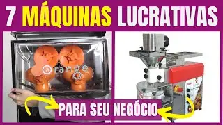 7 Máquinas BARATAS e LUCRATIVAS Para GANHAR DINHEIRO [ e AUMENTAR o FATURAMENTO do SEU NEGÓCIO]