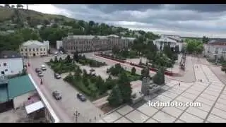 Зона отдыха в Керчи, Крым с высоты птичьего полета
