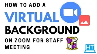 How to add a virtual background on Zoom for Castle Staff Meeting