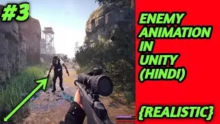 Enemy Ai  : Adding Zombie Model & Animation |Unity Tutorial | Make Zombie Animation In Unity