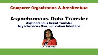 Asynchronous Data Transfer | Asyn. Communication Interface || Computer Organization and Architecture