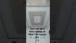 teen set Mein false ceiling. #ceiling #falseceiling #construction #popdesing #interiordesign #design