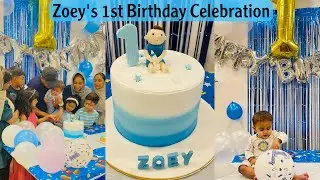 Zoey’s First Birthday Celebration/ഒരു കുഞ്ഞു vlog#birthdaycelebration#birthday