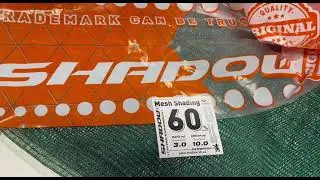 Затіняюча сітка 60 % для захисту ваших рослин від сонця