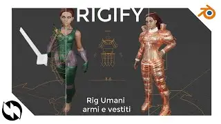 Rigify, rig e animazione di personaggi EZ su Blender!