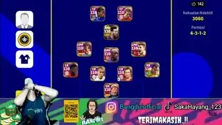 Akhirnya ‼️Gw ngerasain Langsung Main sama Full Skuad Rating 110 semua🔥