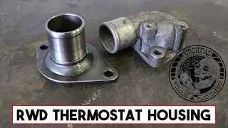 RWD THERMOSTAT HOUSING MADE USING A DIY ROTARY WELDING TABLE