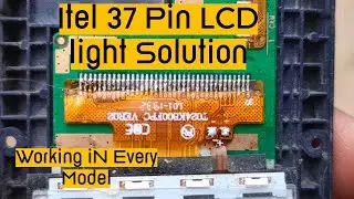 Itel 37 Pin LCD Light Solution Step By Step Very Easy Method
