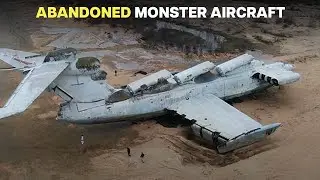 This Monster Plane Is Left Abandoned on the Seashore