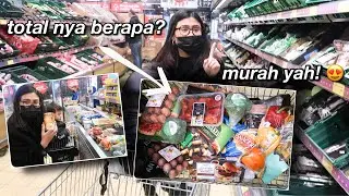 BELANJA MINGGUAN DI SUPERMARKET MURAH MERIAH! KETAGIHAN MAU BALIK KESINI LAGI 😂