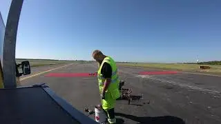 Opmaling af baneskilte på A3