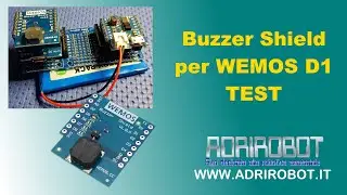 Test Buzzer shield per Wemos D1 mini