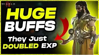 Diablo 4: THEY JUST DOUBLED EXP! HUGE PATCH NOTES LANDED