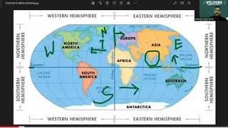 India: Position on globe, India Neighbouring Country, India States & UT