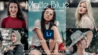 Matte Blue - Best Lightroom Mobile Preset - Matte Tone Preset - Blue Tone Preset