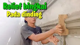 Cara membuat relief bingkai pagar